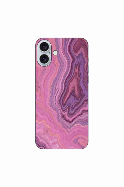 OEM Husa compatibila cu Apple iPhone 16 Plus Silicon Gel Tpu Model Pink Quart...