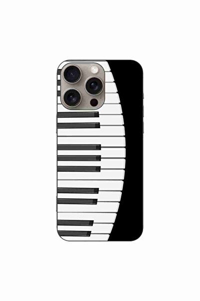 OEM Husa compatibila cu Apple iPhone 16 Pro Max Silicon Gel Tpu Model Piano Keys