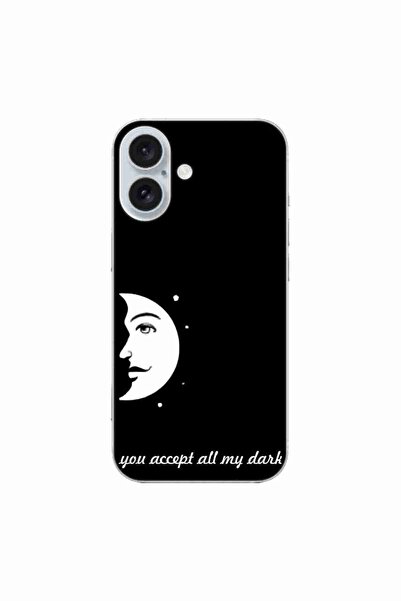 OEM Husa compatibila cu Apple iPhone 16 Silicon Gel Tpu Model Cupluri Model Luna