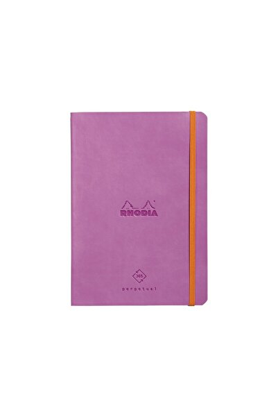Rhodia Agendă A5 nedatatată, RhodiaRama perpetual lila