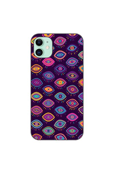 OEM Husa compatibila cu Apple iPhone 11 Silicon Gel Tpu Model Tribal Eyes