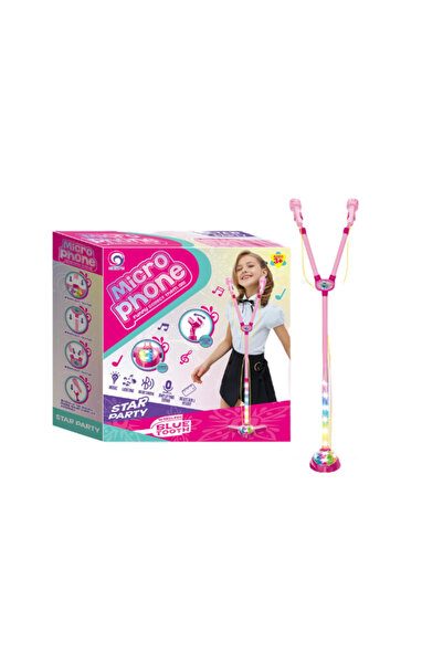PlayFun Stație Karaoke Jucărie Muzicală Interactivă Lumini LED Instrument Cad...