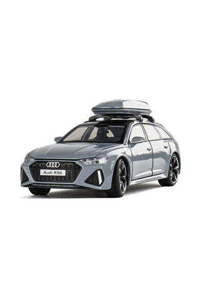 PlayFun Mașinuță Metal Die-Cast Audi RS6 1:24 Lumini LED Sunete Portiere Mobi...