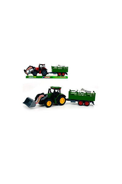 PlayFun Tractor Jucărie Fermă Funcțional Detașabil Plastic Cadou Băieți