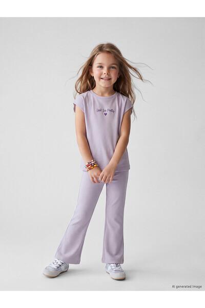 LC Waikiki Vizyon New Season Printed Girls' Set
