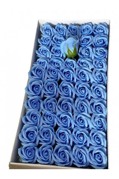 OEM Trandafiri De Sapun Premium Parfumati 5cm 50cap Ocean Blue