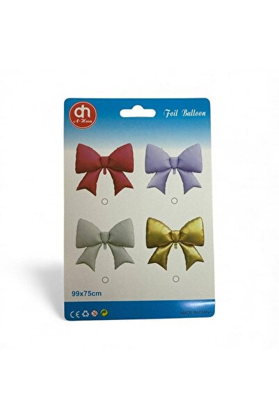 OEM Bow Shape Balloons (Top Bottom Set of 3) Lilac