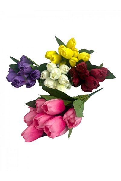 OEM Flori Artificiale Buchet 9 Lalele Portocaliu