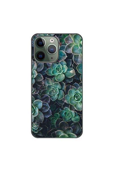 OEM Husa compatibila cu Apple iPhone 11 Pro Silicon Gel Tpu Model Flori de St...