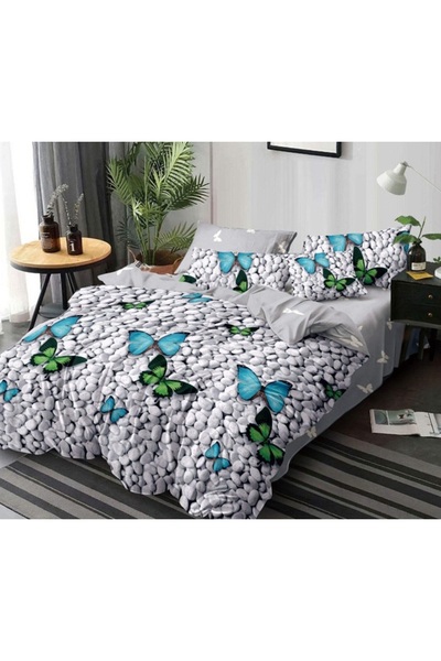 Lenjeria Pufoasa Bubmac Finet Bedding, Double Bed, 2 Persons, 6 Pieces, 245x2...