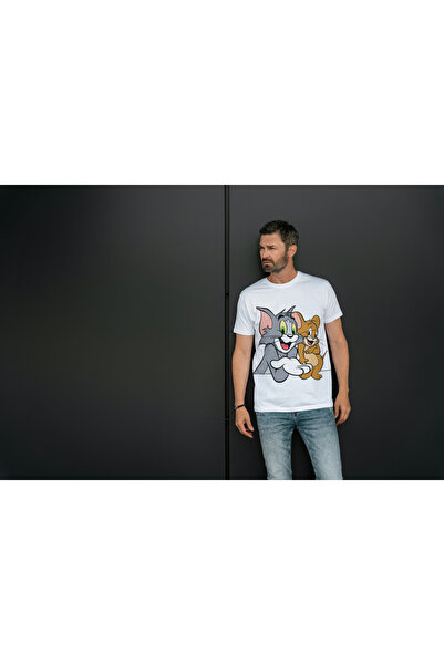 Inscriptie Tricou de colectie, unisex " Tom and Jerry - imagine "