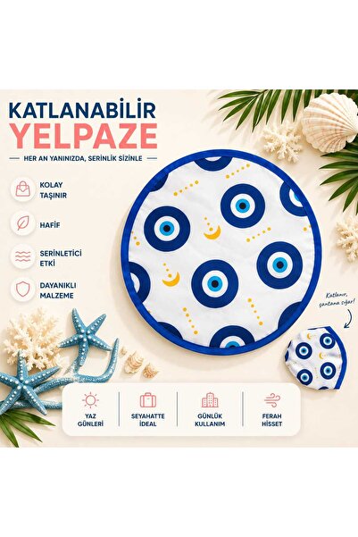 Rosellea Katlanabilir Kolay Taşınabilir Yelpaze