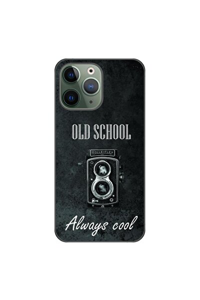 OEM Husa compatibila cu Apple iPhone 11 Pro Silicon Gel Tpu Model Retro Camera