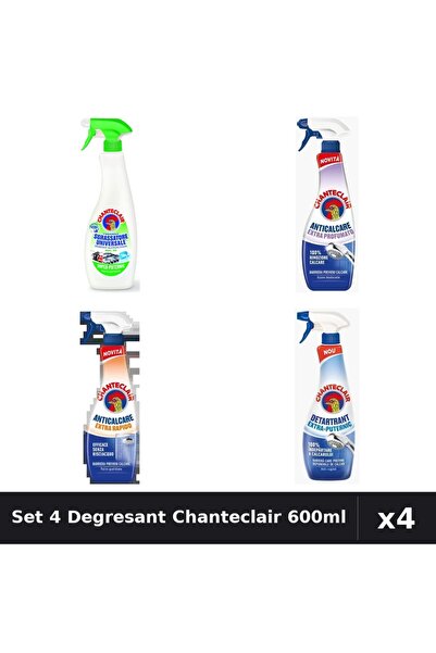 Chanteclair Set 4 Degresant Universal 600ml - Extra Parfumat, Extra Puternic,...