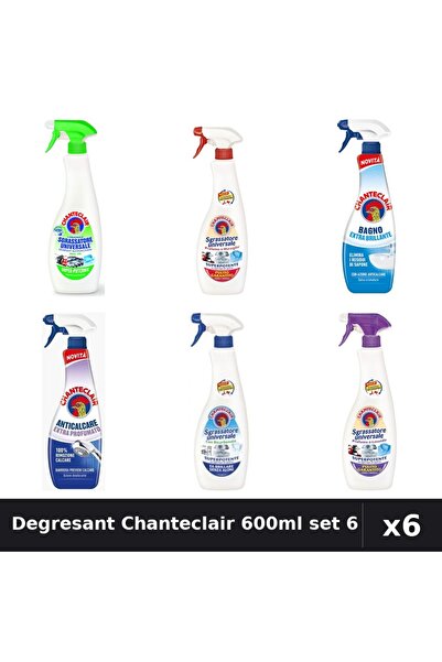 Chanteclair Set 6 Degresant Universal 600ml - Lamaie, Marsilia, Bicarbonat, L...