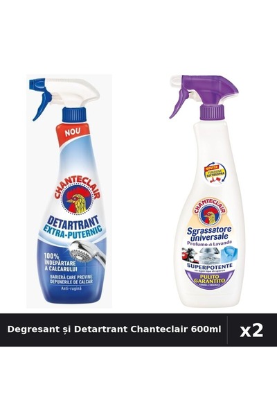 Chanteclair Set 2 Degresant Universal și Detartrant 600ml-625ml Lavanda