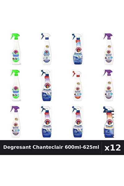 Chanteclair Set 12 Degresant Universal 600ml-625ml - Lamaie, Lavanda, Marsilia