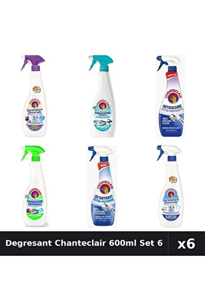 Chanteclair Set 6 Degresant Universal 600-625ml - Mosc, Lamaie, Bicarbonat, A...