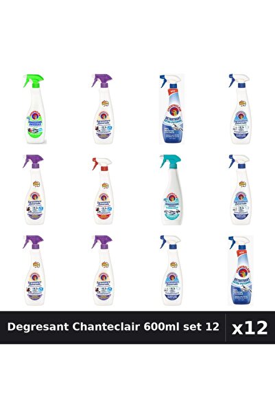 Chanteclair Set 12 Degresant Universal 600ml - Lavanda, Bicarbonat, Lamaie, D...