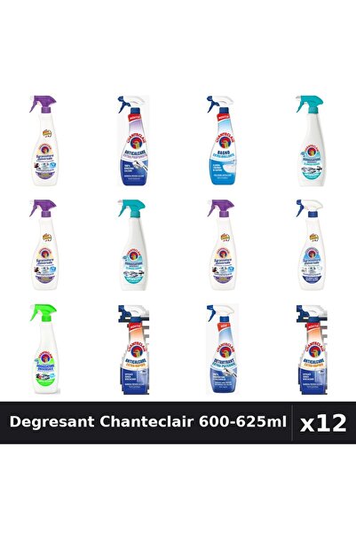Chanteclair Set 12 Degresant Universal 600-625ml - Lavanda, Lămâie, Bicarbona...