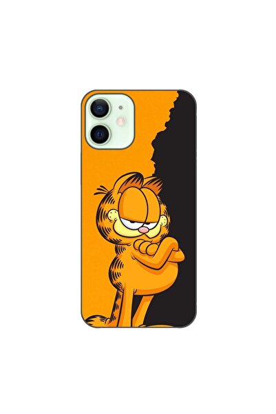 OEM Husa compatibila cu Apple iPhone 12 Mini Silicon Gel Tpu Model Garfield B...