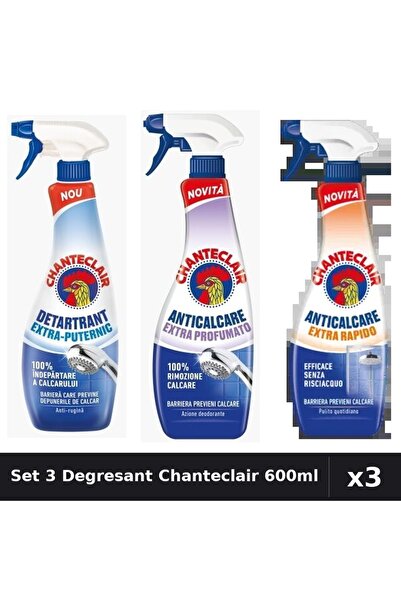 Chanteclair Set 3 Degresant Universal 600ml - Extra Parfumat, Extra Puternic,...