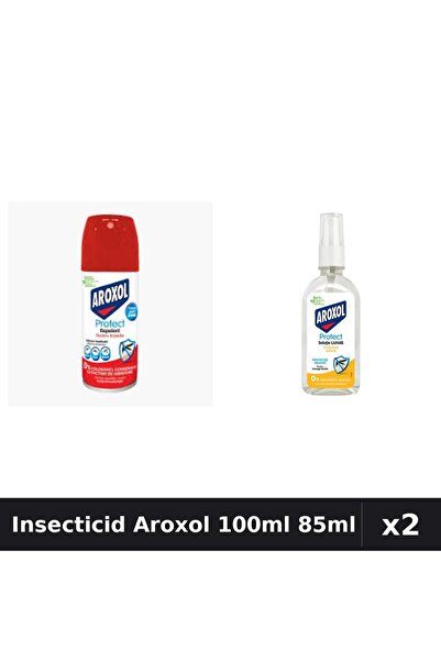 Aroxol Set 2 Insecticid - Spray 100ml + Loțiune Repelent 85ml - Protecție Casă
