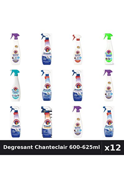 Chanteclair Set 12 Degresant Universal 600-625ml - Lavanda, Lamaie, Marsilia,...