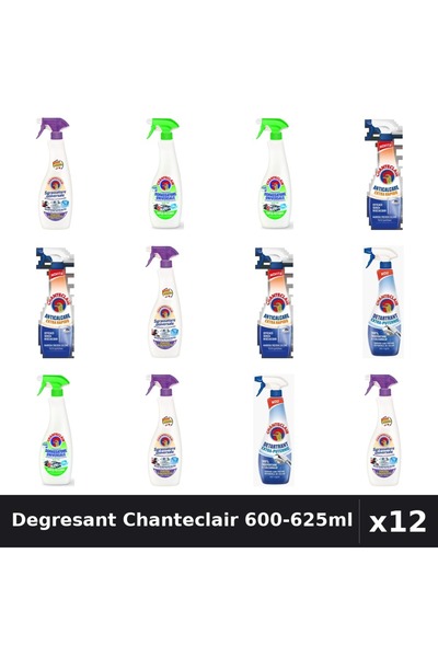Chanteclair Set 12 Degresant Universal 600-625ml - Lavanda, Lamaie, Mosc Alb