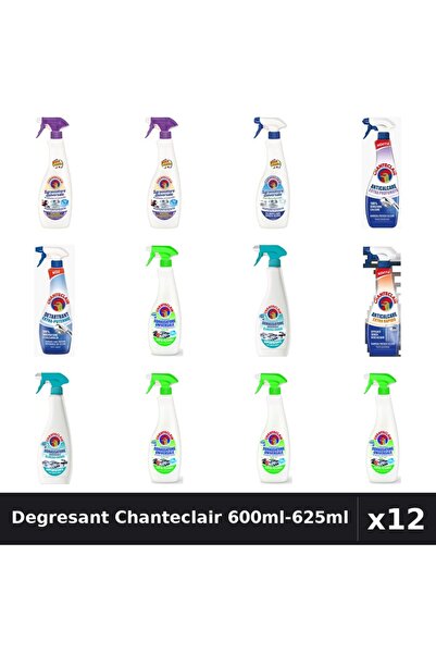 Chanteclair Set 12 Degresant Universal 600ml-625ml - Lavanda, Lămâie, Bicarbo...