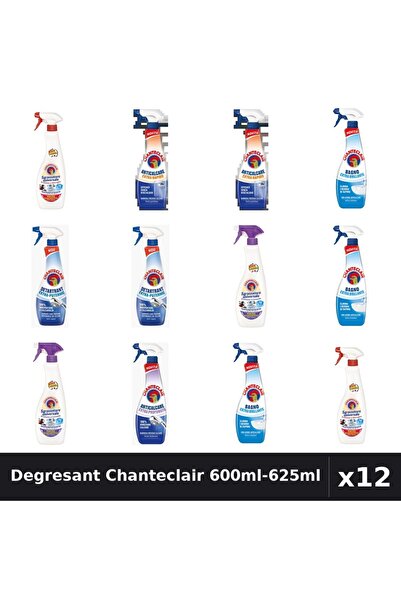 Chanteclair Set 12 Degresant Universal 600ml-625ml - Marsilia, Mosc Alb, Anti...