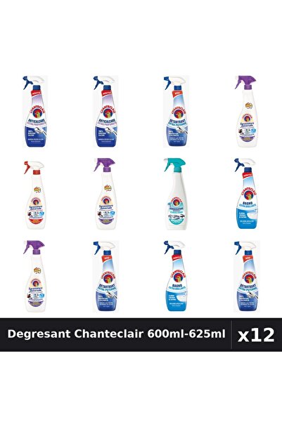 Chanteclair Set 12 Degresant Universal 600ml-625ml - Marsilia, Mosc, Anticalc...
