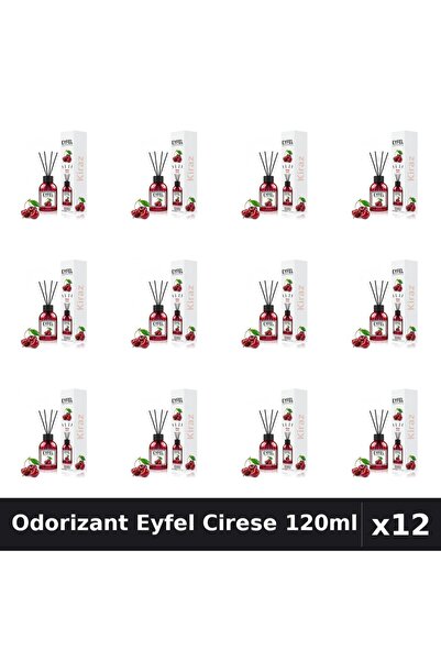 Eyfel Pachet 12 Odorizant Camera Betisoare - Cirese, 120ml Parfum Intens