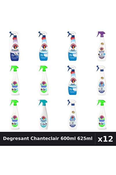 Chanteclair Set 12 Degresant Universal 600ml 625ml - 6 Arome, Anticalcar, Bic...