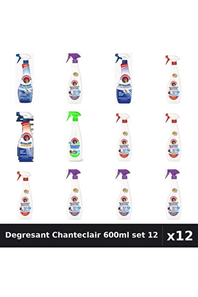 Chanteclair Set 12 Degresant Universal 600ml - Lavanda, Marsilia, Lamaie, Mos...