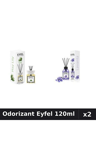 Eyfel Set 2 Odorizant Camera Betisoare 120ml - Lacramioare, Lavanda