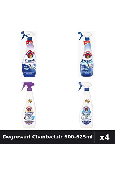 Chanteclair Set 4 Degresant Universal 600-625ml - Lavanda, Bicarbonat, Antica...