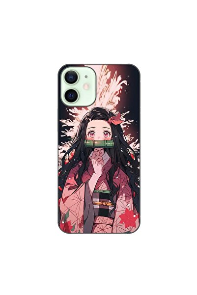 OEM Husa compatibila cu Apple iPhone 12 Mini Silicon Gel Tpu Model Demon Slay...