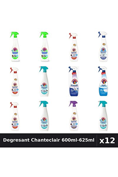 Chanteclair Set 12 Degresant Universal 600ml-625ml - 7 Arome: Lămâie, Marseil...