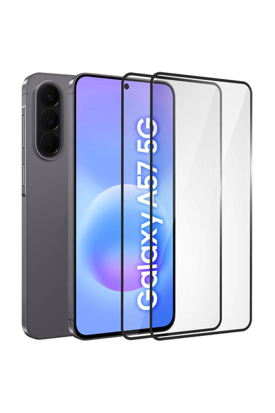 Rivor Samsung Galaxy A57 Uyumlu Ekranı Tam Kapatan Parmak İzi Bırakmayan Kırı...