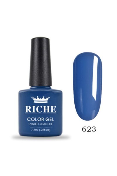 OEM Ojă semipermanentă Riche 623, Albastru 7.3 ml