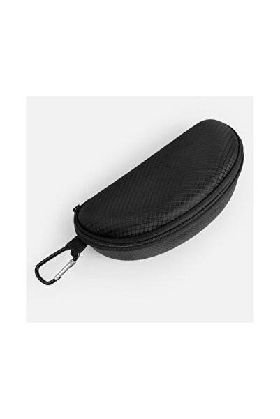 OEM Husa Textila Ochelari Neagra Ovala cu Snur, Protectie Usoara si Compacta