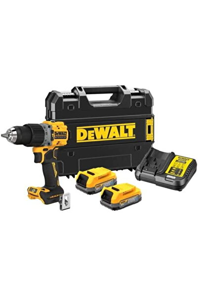 Dewalt Cordless impact drill DCD805E2T, 18 volts (yellow/black, 2x POWERSTACK...