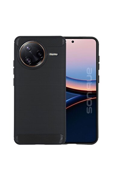 Sonique Θήκη Σιλικόνης Carbon Brushed Xiaomi Poco F7 Ultra 5G Μαύρο