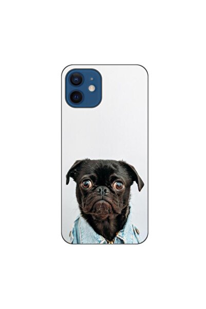 OEM Husa compatibila cu Apple iPhone 12 Silicon Gel Tpu Model Pug Fashion