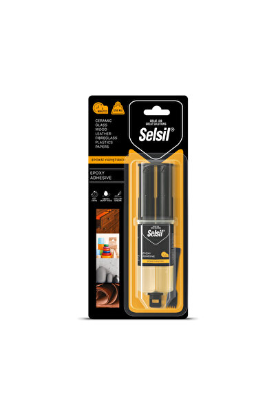 Selsil Şırınga Epoksi Yapıştırıcı Şeffaf - 28 g