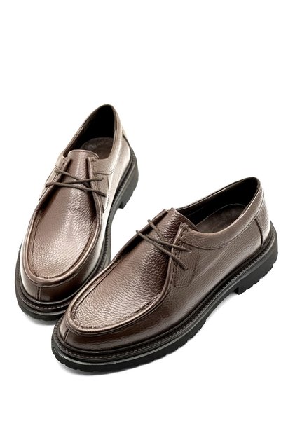 Derify Genuine Leather Comfortable Men's Classic Shoes – Leather Interior, Orthopedic and Casual Shoes
