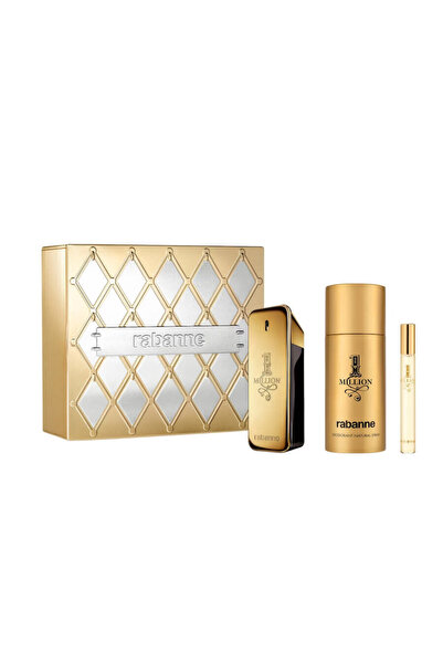 Paco Rabanne Комплект Paco Rabanne: 1 Million, Eau De Toilette, за мъже, 100 ...