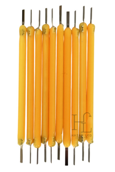 Hazar Led 3 Volt 38MM Led Filament Gün Işığı Retro Tungsten Filament 10 Adet