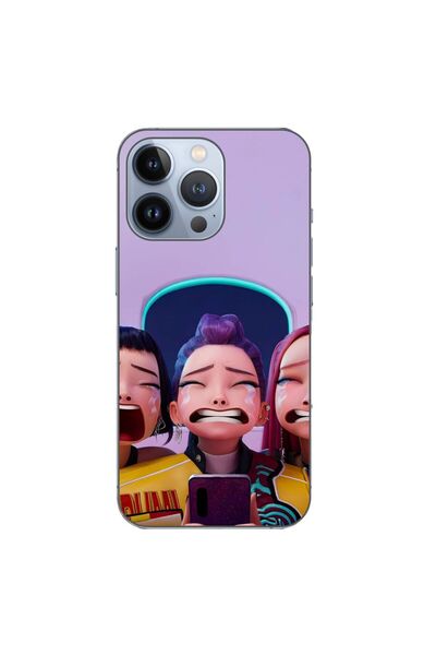 OEM Husa compatibila cu Apple iPhone 13 Pro Silicon Gel Tpu Model KPop Demon ...